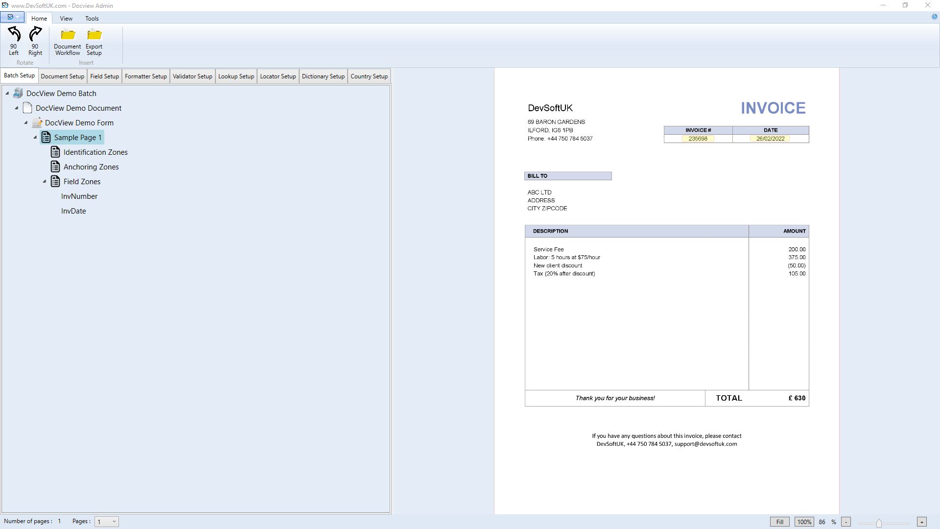 Document Flow Setup